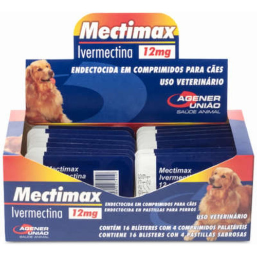 Mectimax 12 Mg Cartela Com 4 Comprimidos - Envio Imediato
