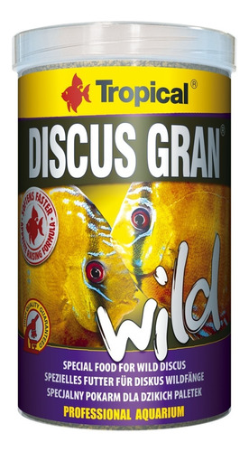 Alimento Para Pez Disco Tropical Discus Gran Wild 440 Gramos