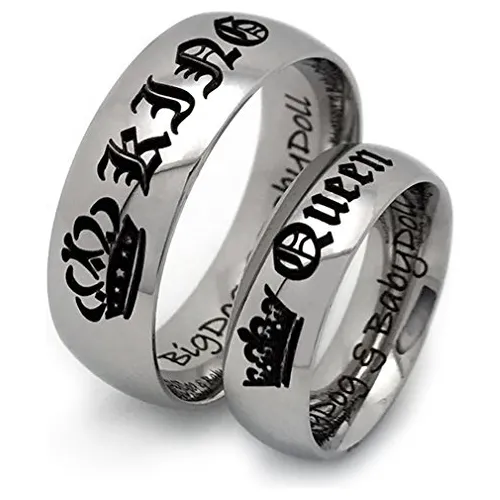 Anillos de queen y king shop