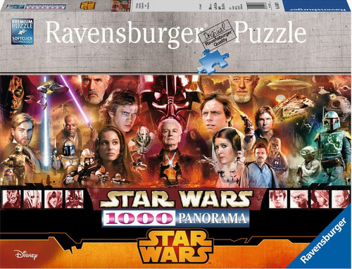 Quebra-cabeça Importado (3928) Puzzle 1000pcs Star Wars Saga