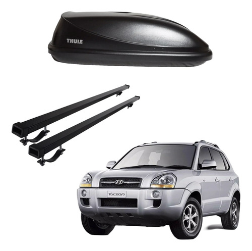 Bagageiro Thule Ocean 80 290l + Travessas Tucson Até 2016