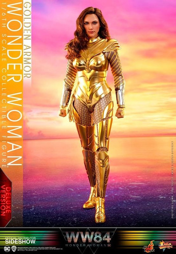 Hot Toys Ww84: Golder Armor Wonder Woman (deluxe)