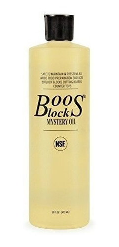 John Boos Mysb Mystery Mystery Block Oil, Botella De 16 Onz.