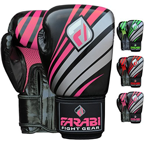 Guantes De Boxeo Entrenamiento Bolsa De Punching Kick Boxing