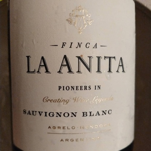 Vino Blanco Sauvignon Blanc Finca La Anita Botella 750ml