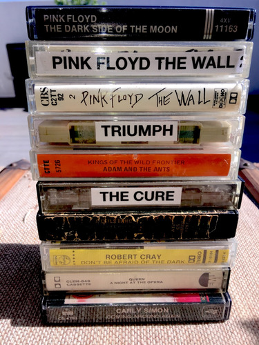 Cassettes De Rock Usados, Importados Y Nacionales 10 Piezas