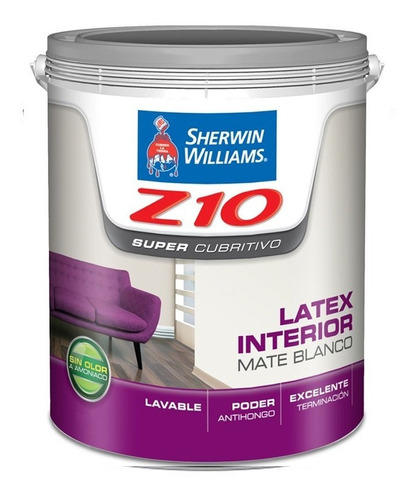 Z10 Interior Mate Blanco Sherwin Williams X 1 Lt