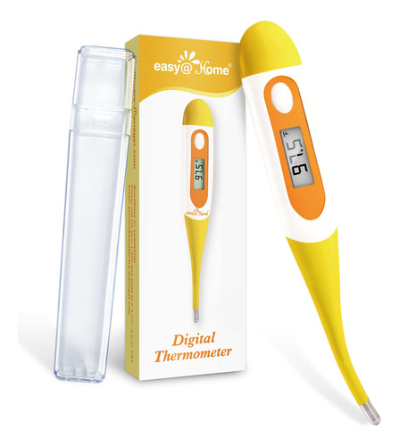 Termómetro Oral Digital Para Adultos Con Fiebre: Rectal, A.