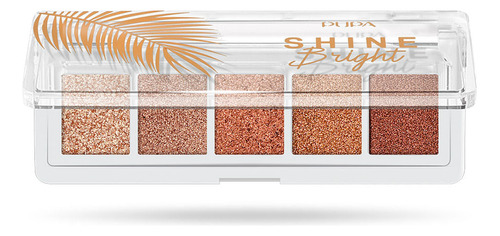 Paleta De Sombras Pupa Shine Bright Eye Palette Sunset