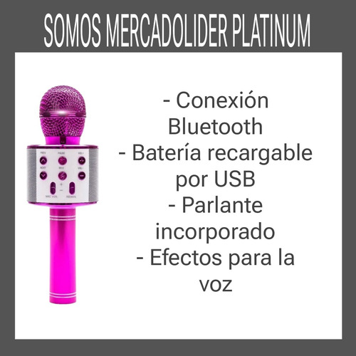 Micrófono Karaoke Infantil Hytoshy Para Pequeños Cantantes Black