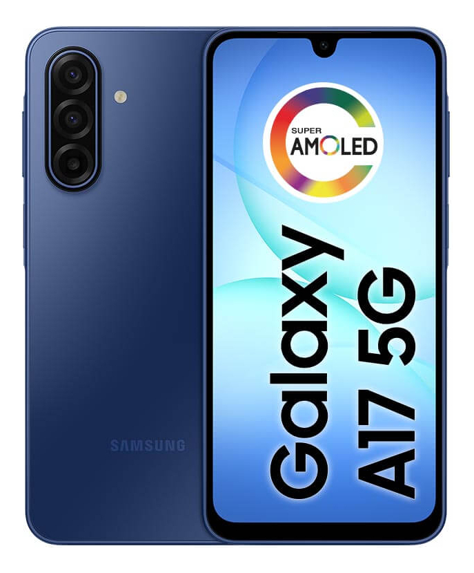 Celular Samsung Galaxy A17 5g Com Ia, 256gb, 8gb Ram, Câm De 50mp, Tela De 6.7 , Nfc, Ip54 - Azul