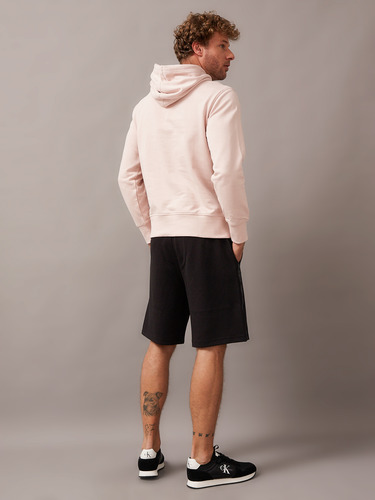 Polerón Con Gorro Institutional Rosado Calvin Klein