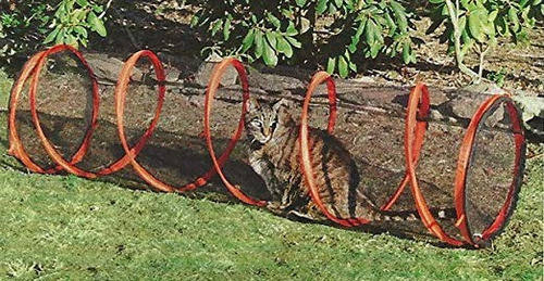 5 Ft. Túnel Cubierta Del Gato De Cuadro / Al Aire Libre Del 