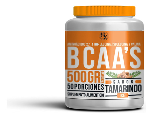 Holix Lab Aminoacidos Bcaas 500gr 50 Porciones Sabor Tamarindo