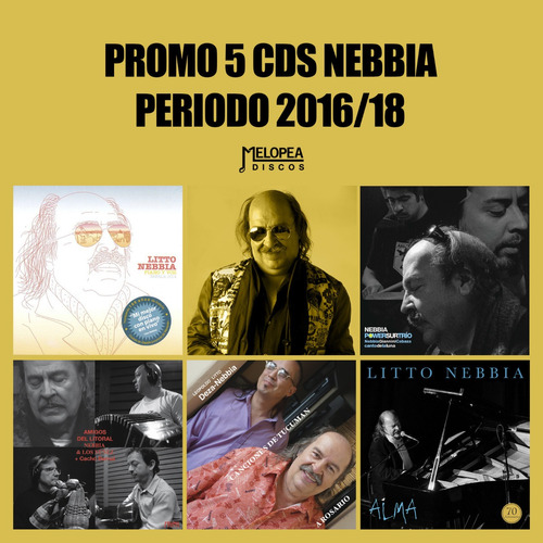 Pack 5 Cds Nebbia Período 2016/18