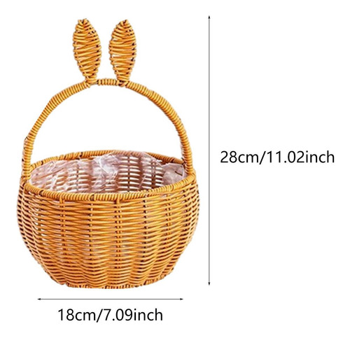Cesta De Picnic De Canasta Tejida Hecha A Mano Fiesta De