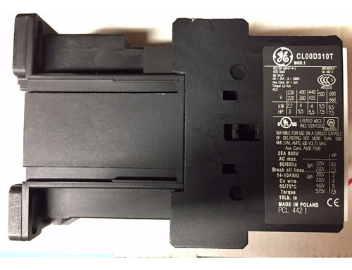 Imagen 2 de 4 de Contactor General Electric Cl00d310td