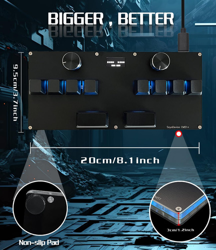 Sayodevice Cm51+ Teclado De Disparo Rápido Para Osudjmax...