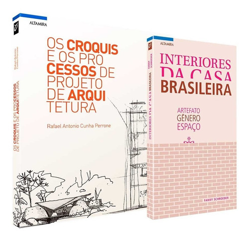 Combo Os Croquis - Interiores Da Casa Brasileira