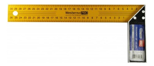 Esquadro Cabo Aluminio Wester 12 30cm  642