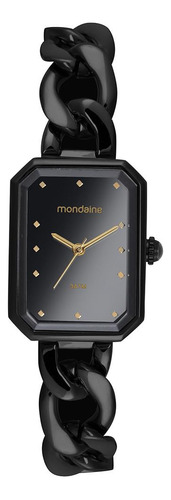 Relogio Mondaine Feminino Ref: 32754lpmvpm2 Bracelete Black