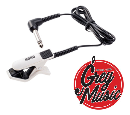 Microfono De Contacto Korg Cm-300 Uso Gral White And Black