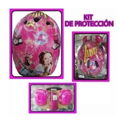 Kit De Protección Patinaje Soy Luna Frozen Y Princesa