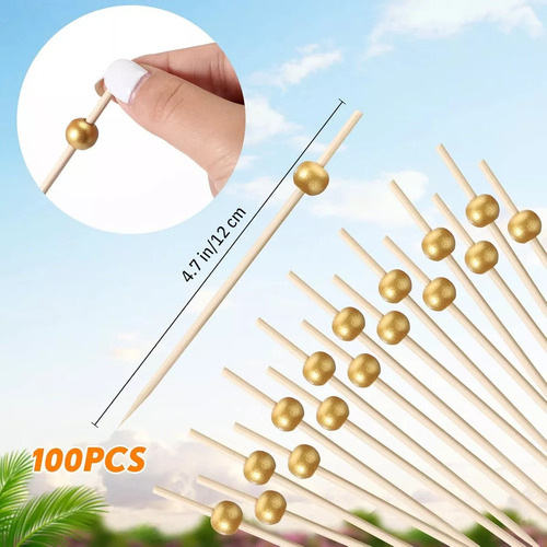 100 Piezas De Conos De Madera Desechables