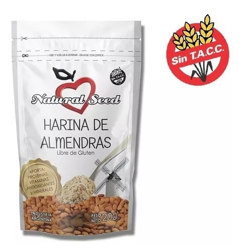 Harina De Almendras Natural Seed Sin Tacc 200g - La Botica