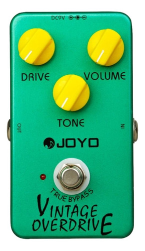 Imagen 1 de 3 de Pedal de efecto Joyo Vintage Overdrive JF-01  verde