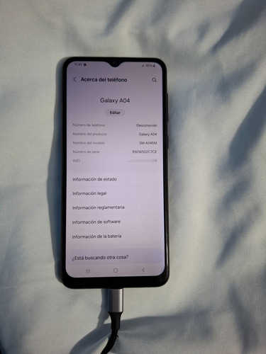 Celular Samsung Galaxy A04 Negro (Usado)