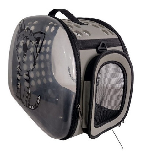 Imagen 2 de 4 de Maleta Morral Cargador Maletín Guacal Mascota Transparente