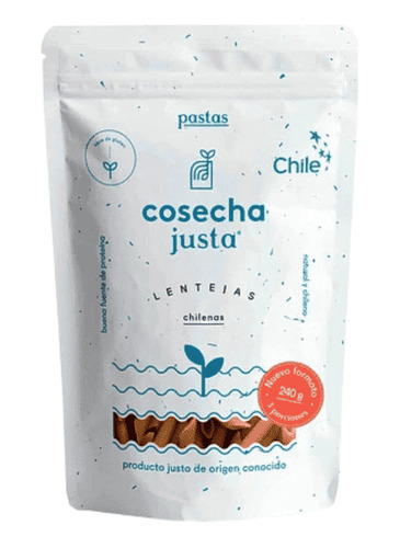 Cosecha Justa Pasta Fusilli Lenteja Sin Gluten 240 G