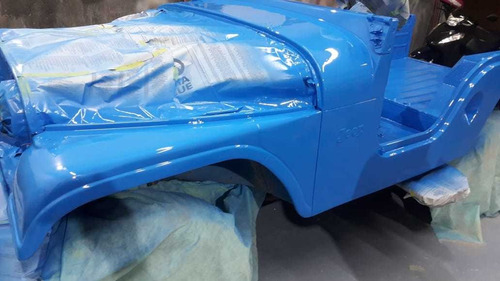 Jeep Willys 4x4 Gasolina 1972 Azul Restaurado Original