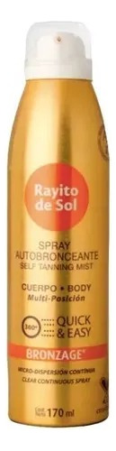 Autobronceante Rayito De Sol Para Todo El Cuerpo X6 Unidades