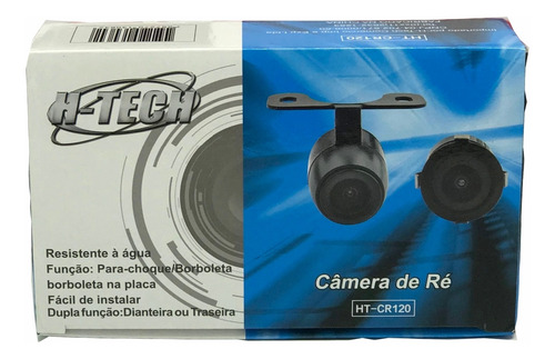 Câmera De Ré Frontal Dianteira Automotiva Ht-cr120 H-tech