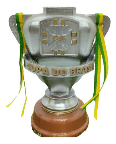 Miniatura Taça Troféu Copa Do Brasil 2014