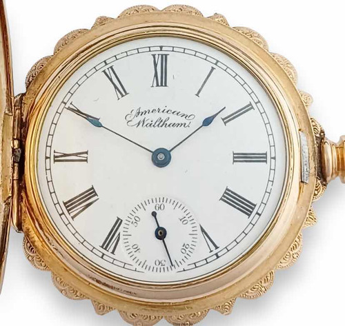 Wow Reloj Antiguo Mujer Waltham 1891 Siglo 19 Baño Oro 10k (Usado)