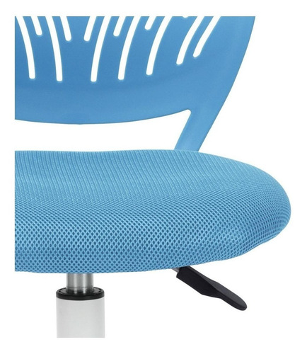 Imagen 3 de 3 de Silla de escritorio Home Make Carnation azul con tapizado de mesh