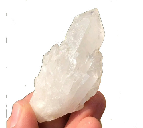 Natural Punta De Cristal Blanco Mineral De Coleccion 