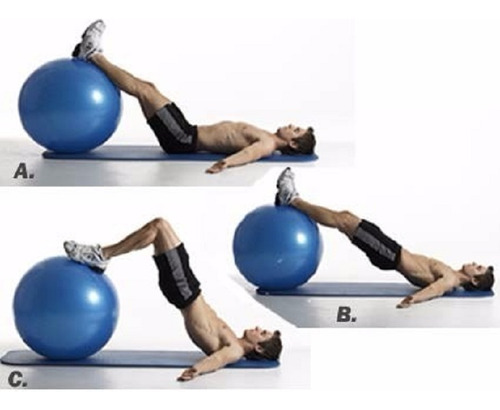 Pelota Pilates Diametro 85 Cm Con Inflador De Pie