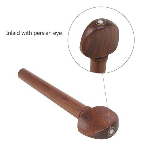 Juego De Ojos Persas De Caoba Oud Pegs De 12 Piezas Para