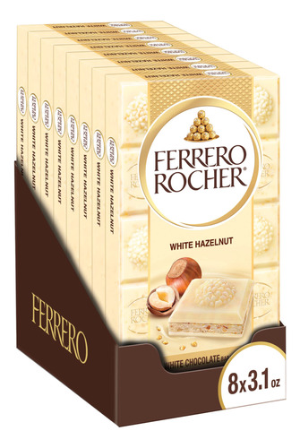 Ferrero Rocher Barras De Chocolate Premium, Avellana De Choc