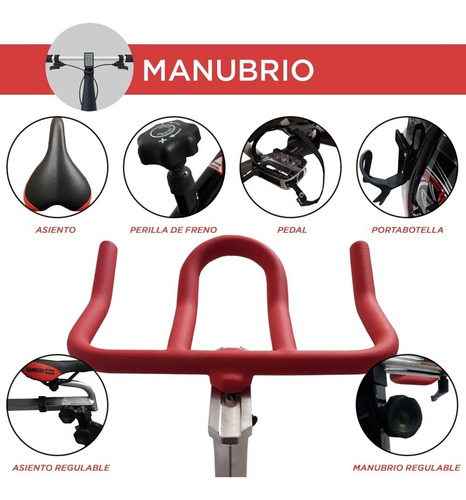 Bicicleta Spinning Profesional Randers Max Fc58h H/140kg