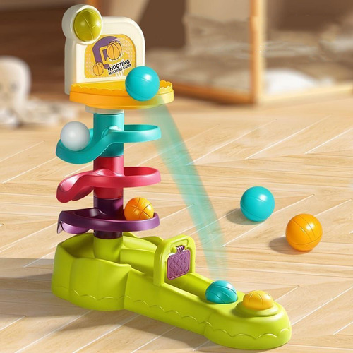 Ball Drop And Roll Swirling Toy Ball Rolling Track Toy Para