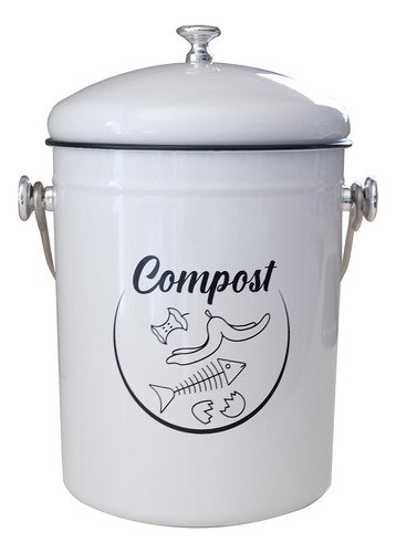 Wishful Home Contenedor De Compost Para Encimera De Cocina