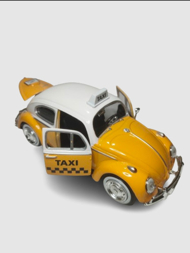 Miniatura Volkswagen Fusca 1959 Taxi 1:24 Motormax
