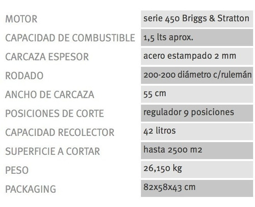 Imagen 3 de 5 de Cortadora De Cesped Eisen 4.5 Hp Naftera Bolsa + Descarga!