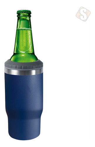 Copo Termico Cerveja Longneck Latinha Barrigudinha Cor Azul