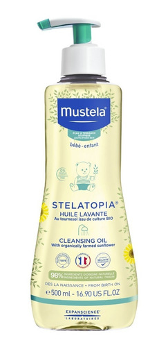 Imagen 2 de 7 de Pack Mustela Stelatopia Crema Emoliente + Aceite De Baño